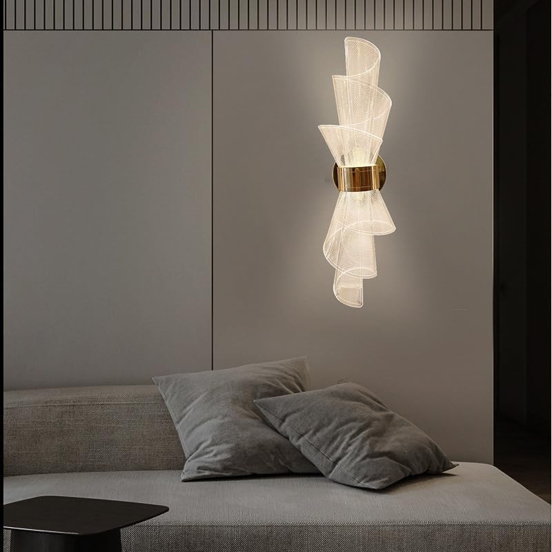 Moderne & Luxueuze Acryl LED Wandlamp