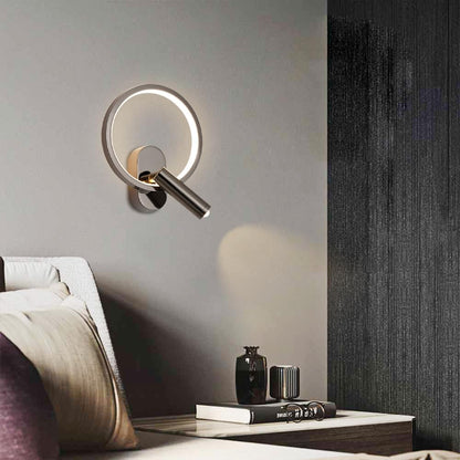Nordic Ronde Wandlamp met Verstelbare LED-Spot