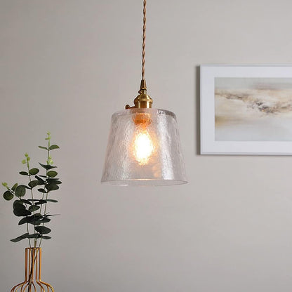 Luxe Tiffany Hanglamp met Walnoothout