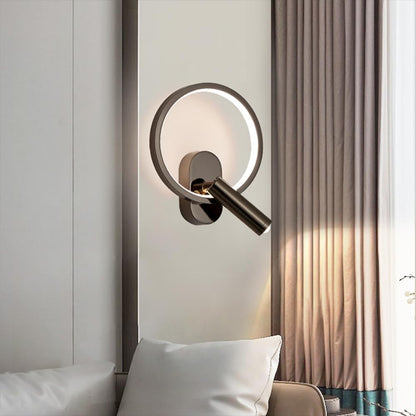 Nordic Ronde Wandlamp met Verstelbare LED-Spot