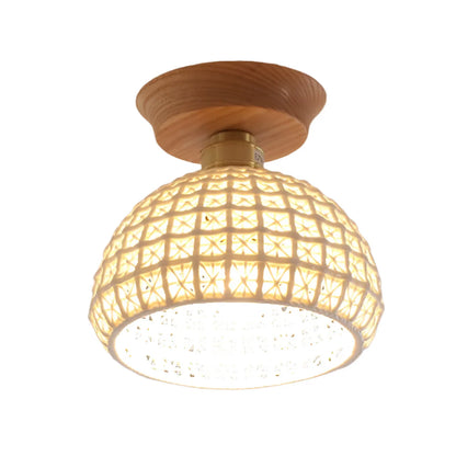 Nordic Keramische Plafondlamp met Warme Gloed
