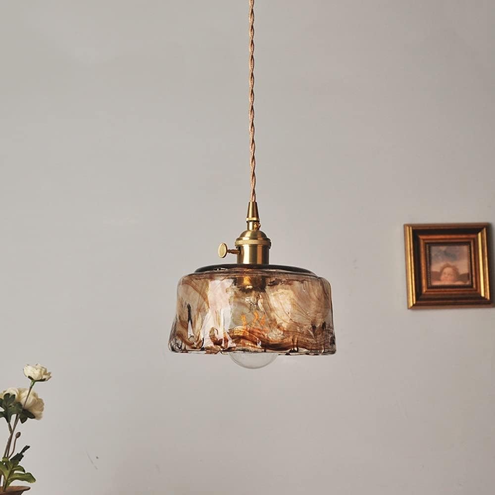 Vintage Goud Metalen Retro LED Hanglamp