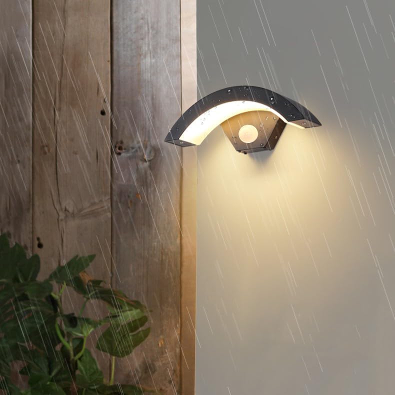 Moderne IP65 LED Buitenlamp met Bewegingssensor