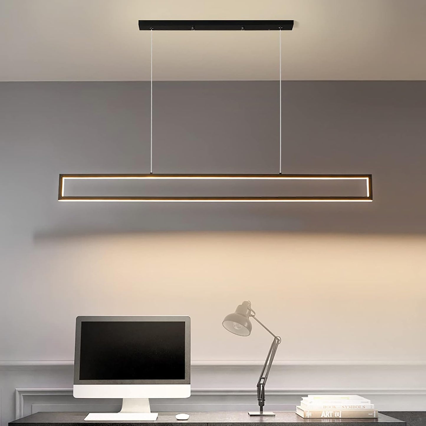 Minimalistische Rechthoekige LED Hanglamp