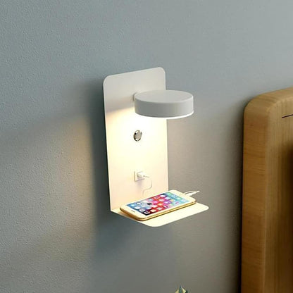 Creatieve Eenvoudige LED  Telefoonoplader Wandlamp