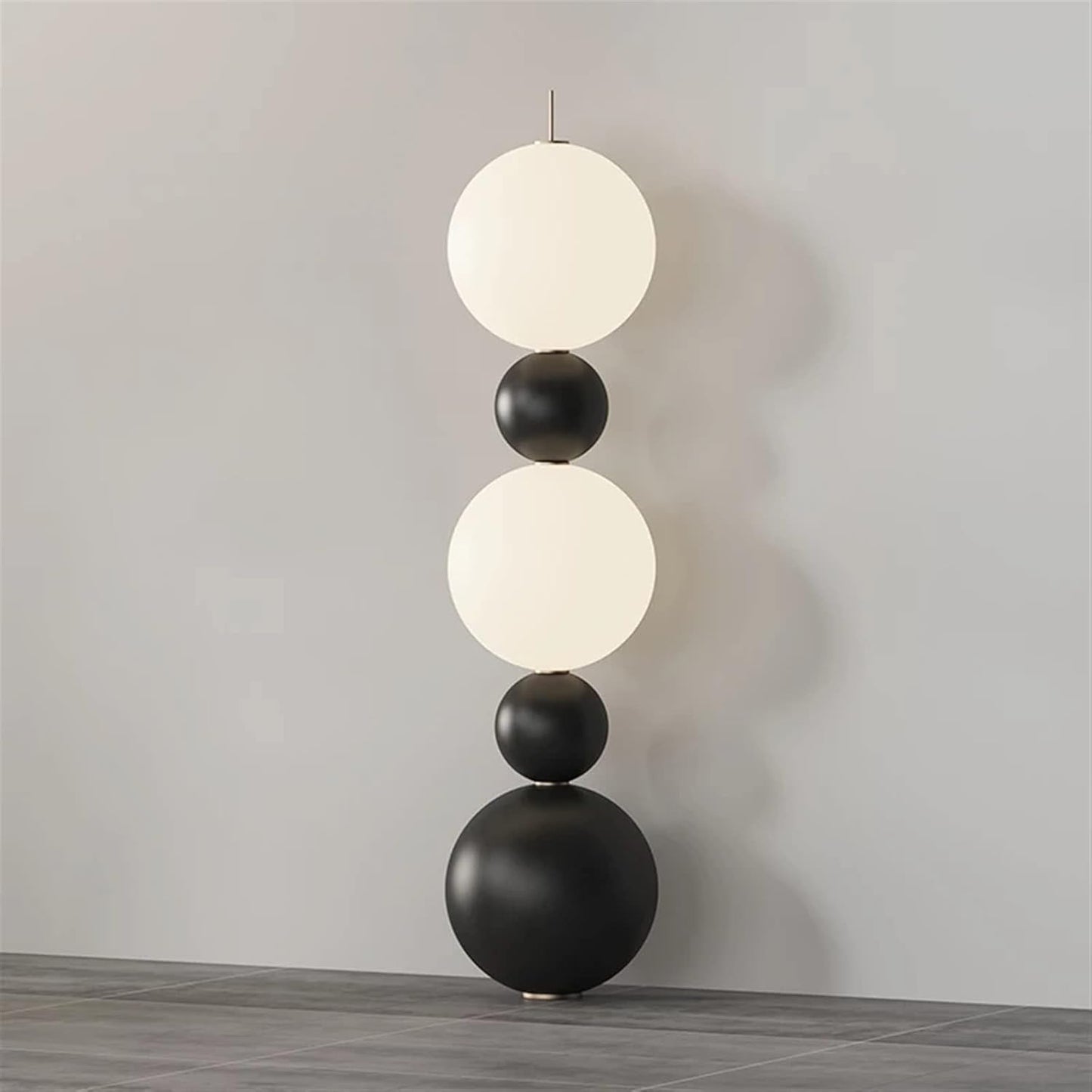 Bauhaus Stapelbal Authentieke Kalebas Vloerlamp
