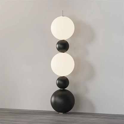 Bauhaus Stapelbal Authentieke Kalebas Vloerlamp