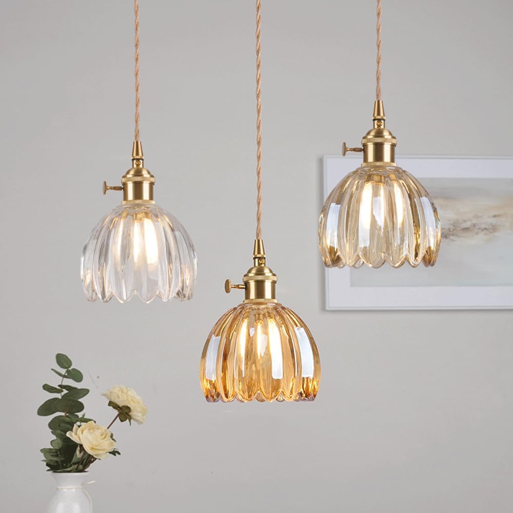 Luxe Tiffany Hanglamp met Walnoothout