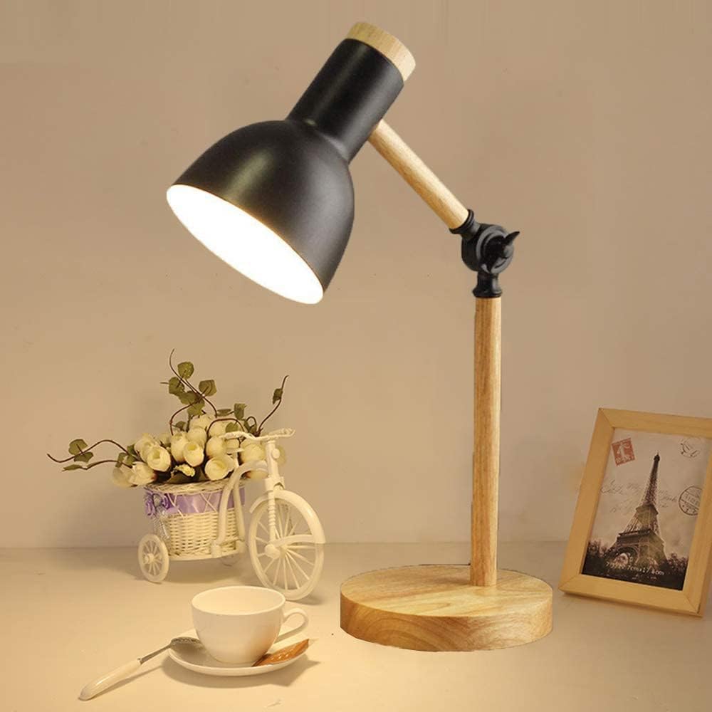 Moderne Scandinavische Houten Bureaulamp