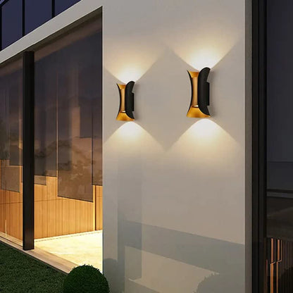 Moderne Up & Down Buitenwandlamp met COB Technologie