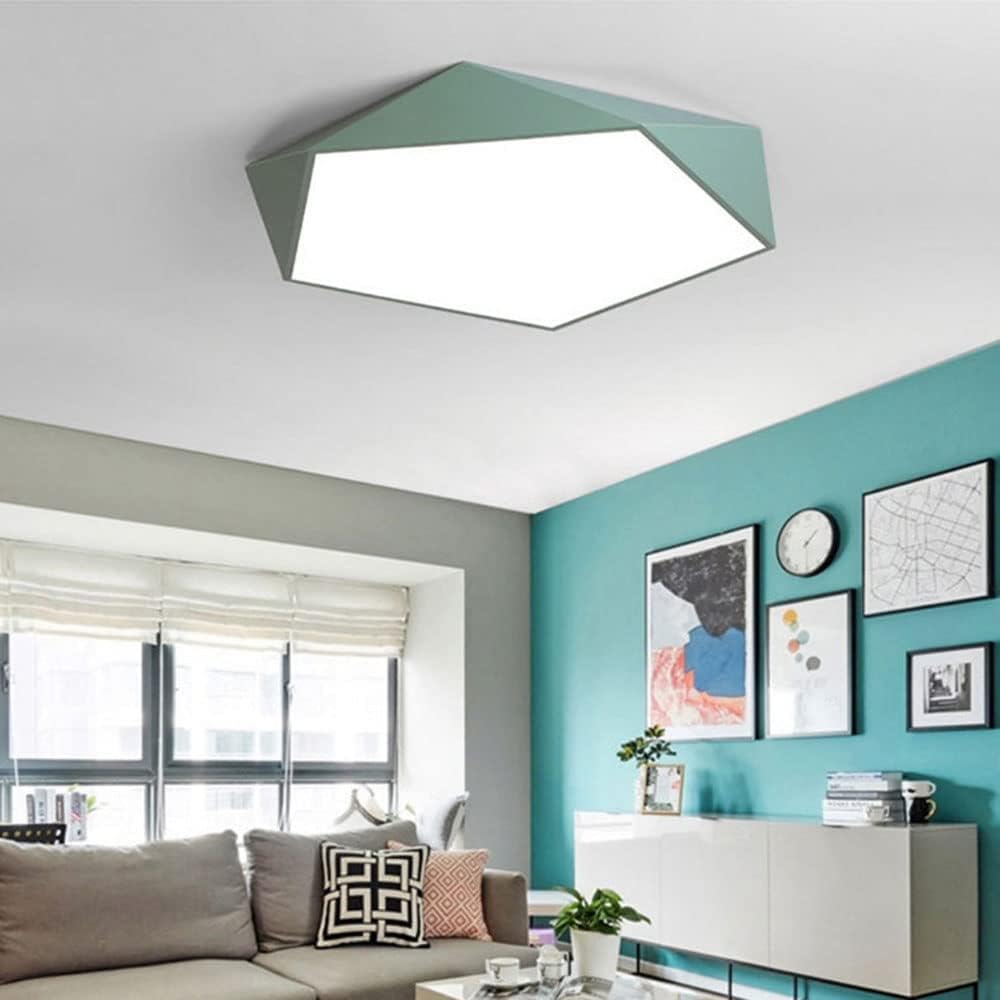 Luxe Pentagon Macaron Plafondlamp met Modern Design