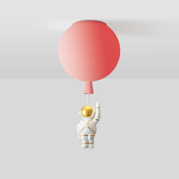 Speelse Maan en Astronaut Ontwerp LED Plafondlicht