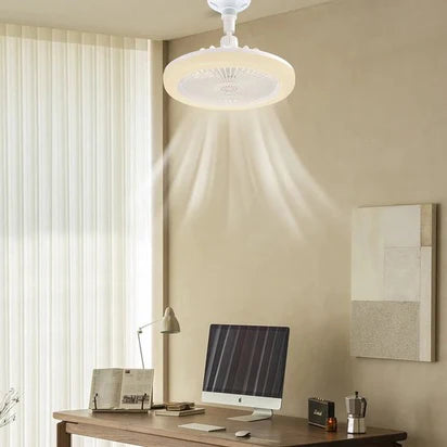 Energiezuinig LED Plafondventilator en E27 Fitting