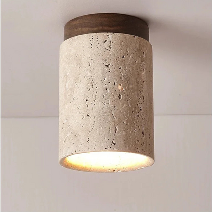 Moderne Verfijnde Travertin Plafondlamp
