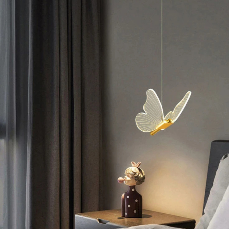Moderne FlutterGlow LED Vlinder Hanglamp