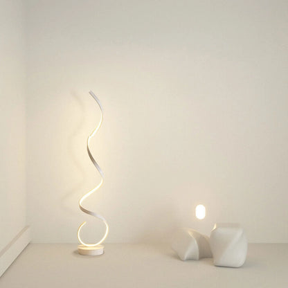 Moderne Creatieve Gedraaide Lijn LED Vloerlamp