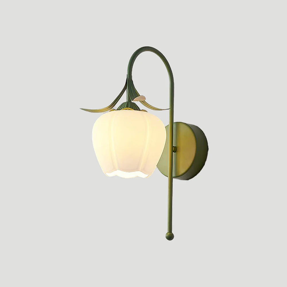 Creatief Bloemvormige Glazen Wandlamp