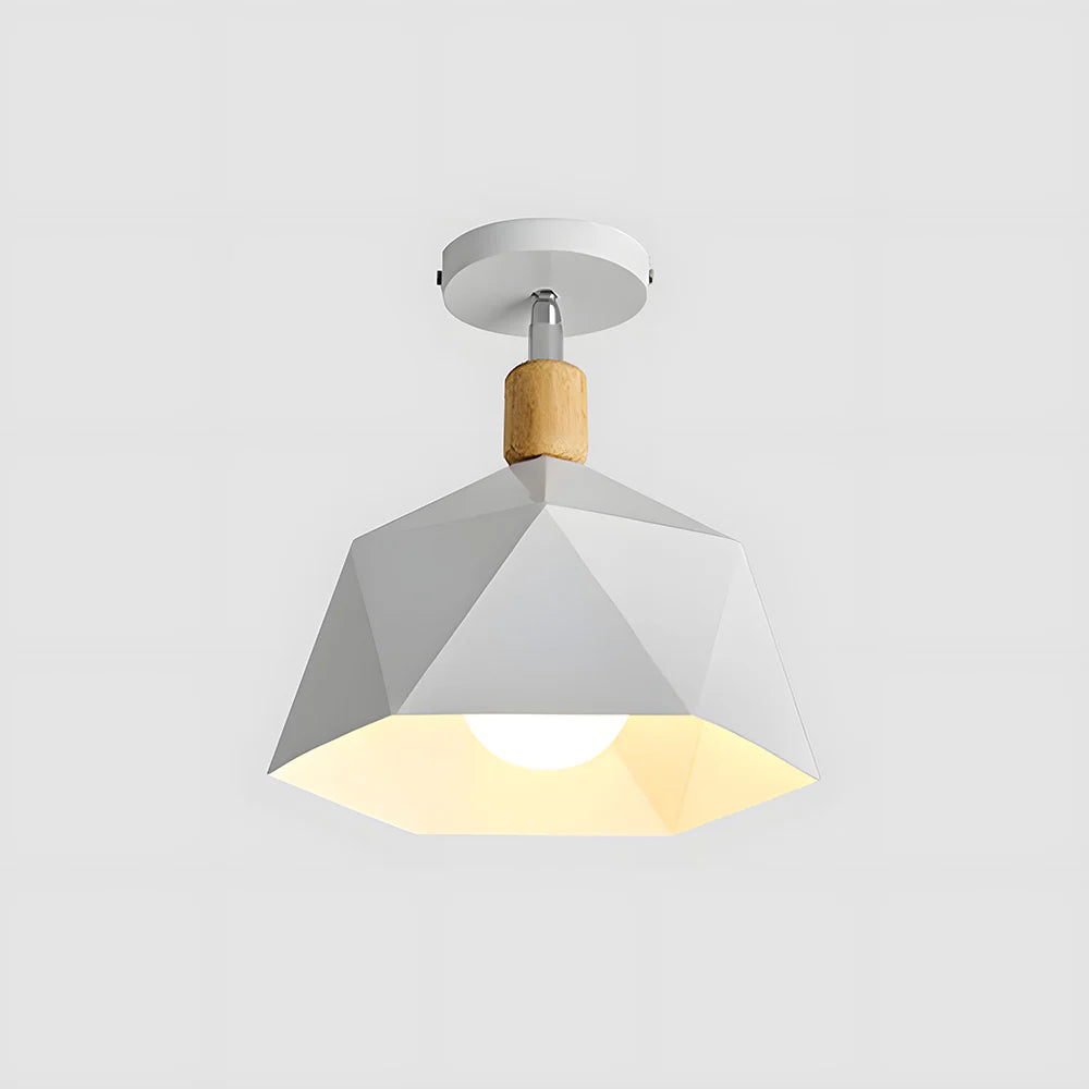 Elegante Eenvoudige Macaron Metalen Plafondlamp