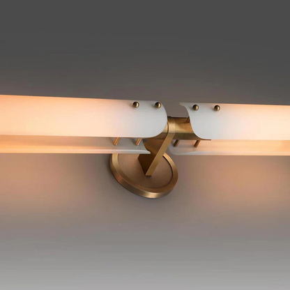 Messing Wandlamp met Matglas voor Schilderijen