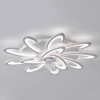 Minimalistische Plafondventilator met LED-verlichting