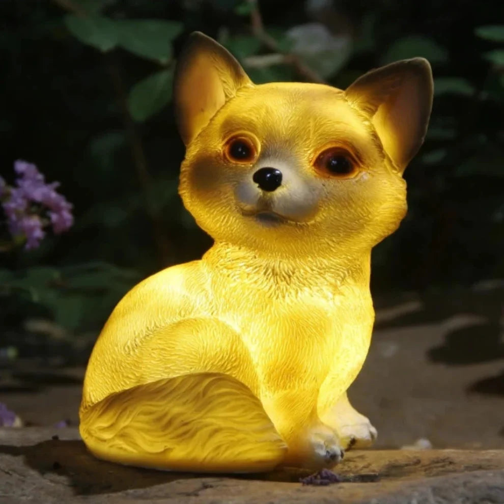 WildGlow Speelse Dieren Solar Tuinlamp