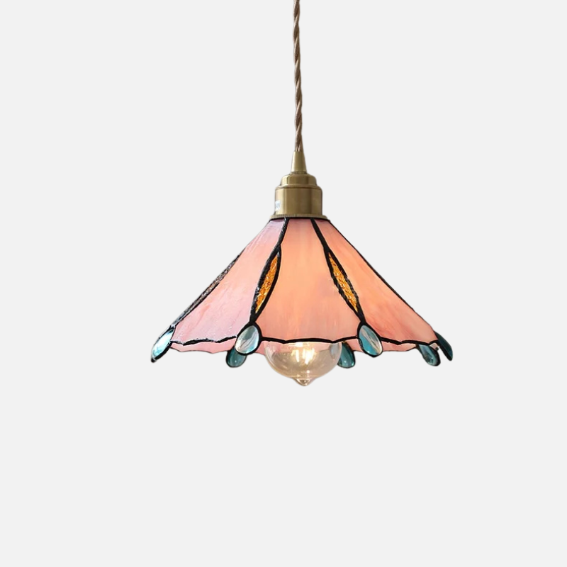 Verstelbare Glazen LED  Hanglamp in Retro Stijl