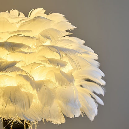 Elegante Vloerlamp met Verenlook en USB LED Licht