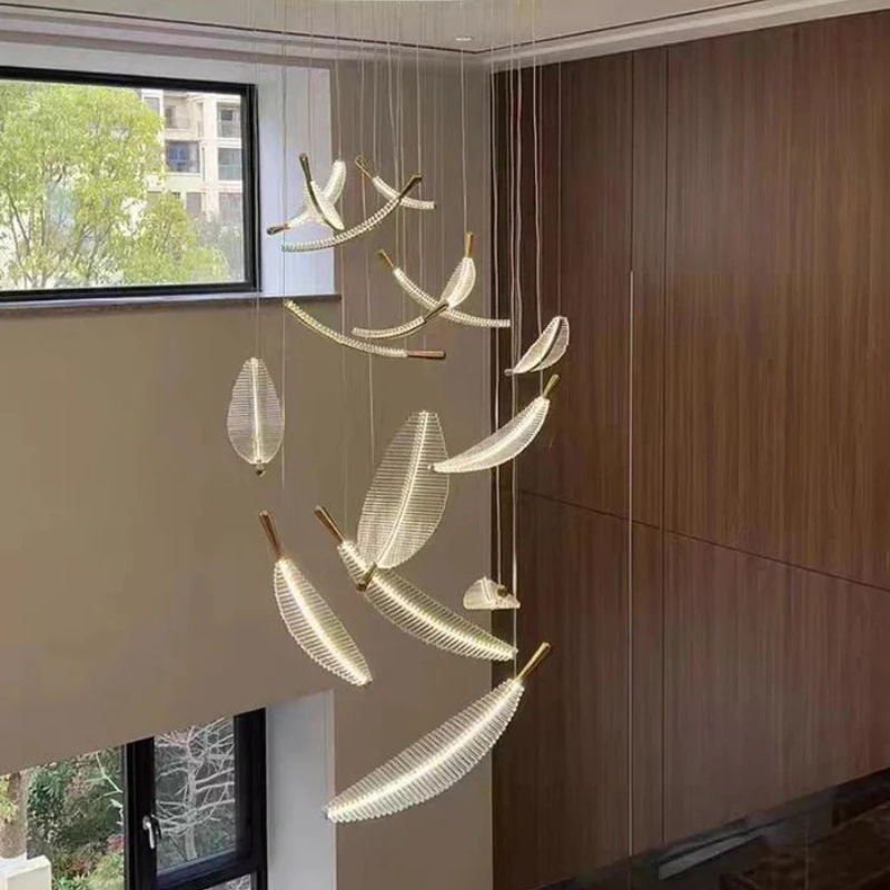 LED Plafondlamp met Bladvormig Design