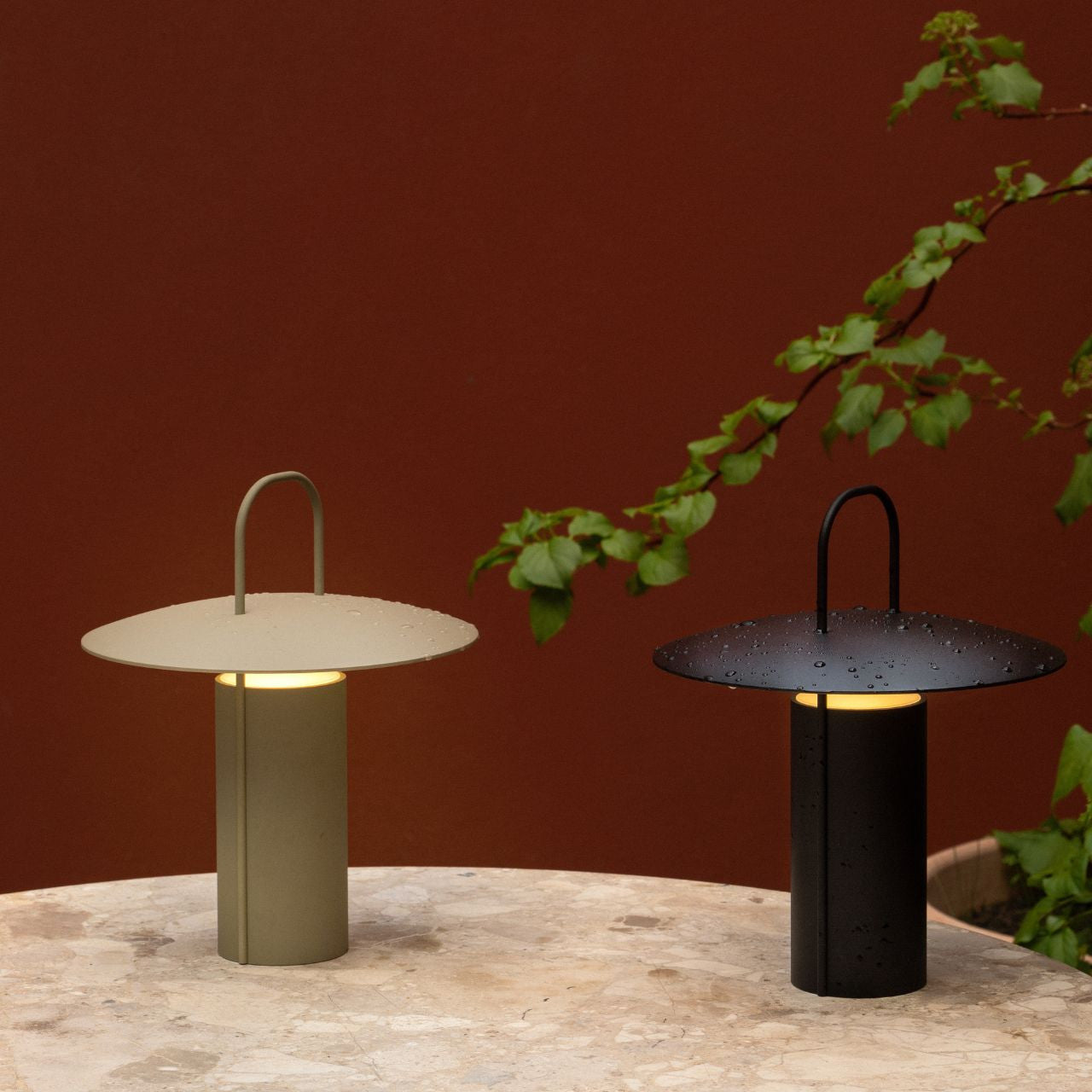 Moderne Cilindrisch Lichaam Draagbare Bureaulamp