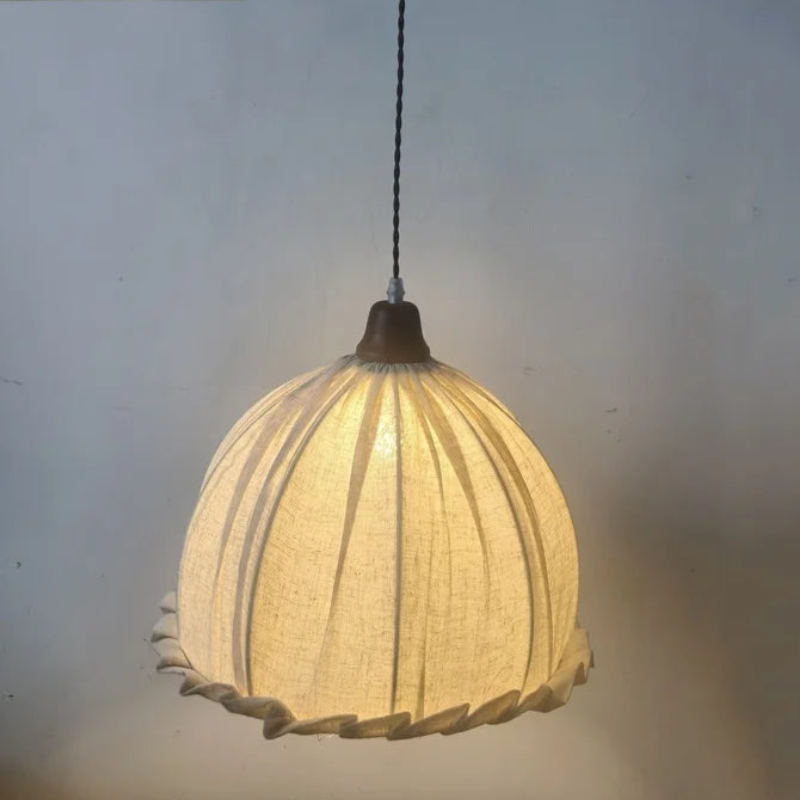Vintage Boho Koepelvorm Hanglamp in Japanse Stijl