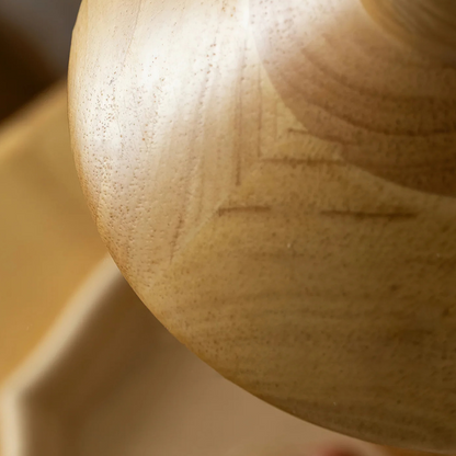 Moderne Hout Natuurlijke Warmte Hanglamp