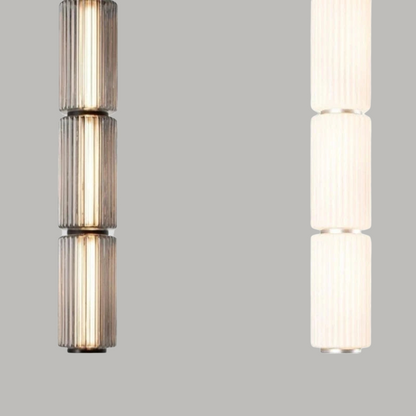 Virello Glazen Kolom Vloerlamp