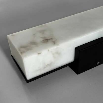 Minimalistische Buiten Wandlamp met Marmerdetail