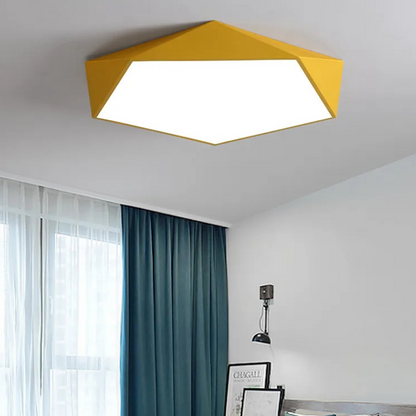 Luxe Pentagon Macaron Plafondlamp met Modern Design