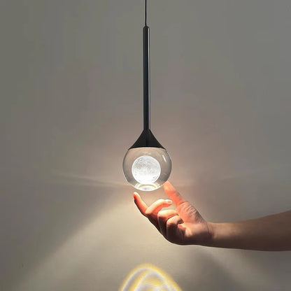 Heldere Glazen Bol Hanglamp met Tijdloze Uitstraling