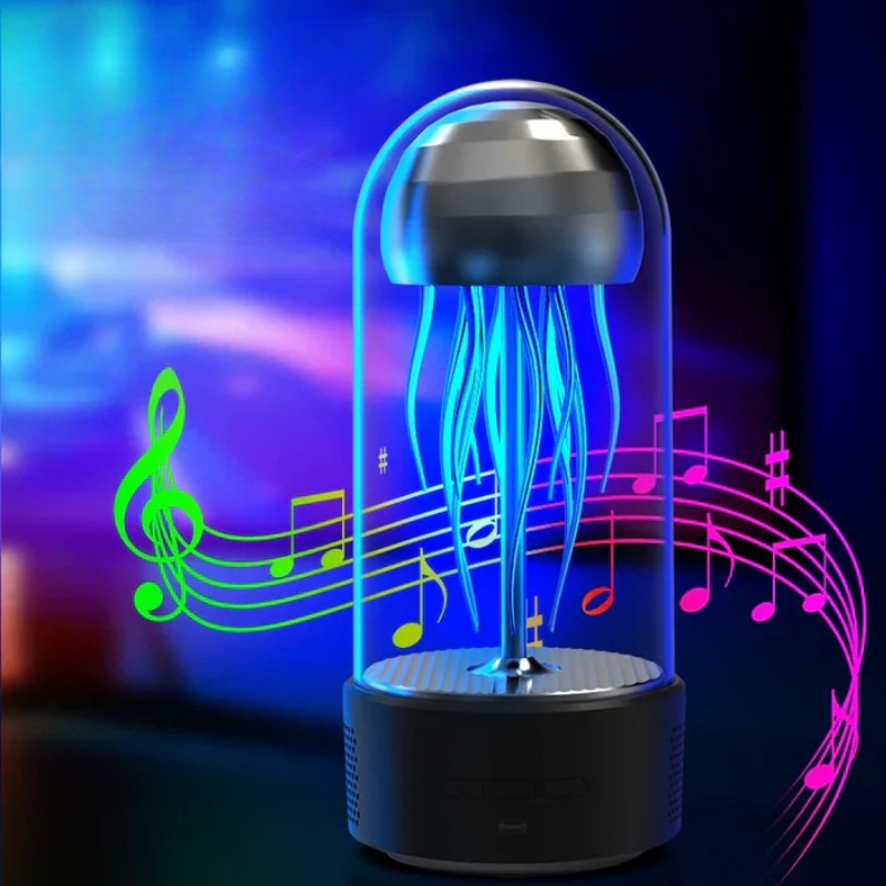 JellyTunes Multifunctioneel Tafellamp, Speaker en Klok