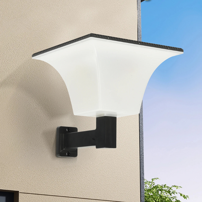 Waterdichte Buiten Solar Wandlamp in Art Deco Stijl