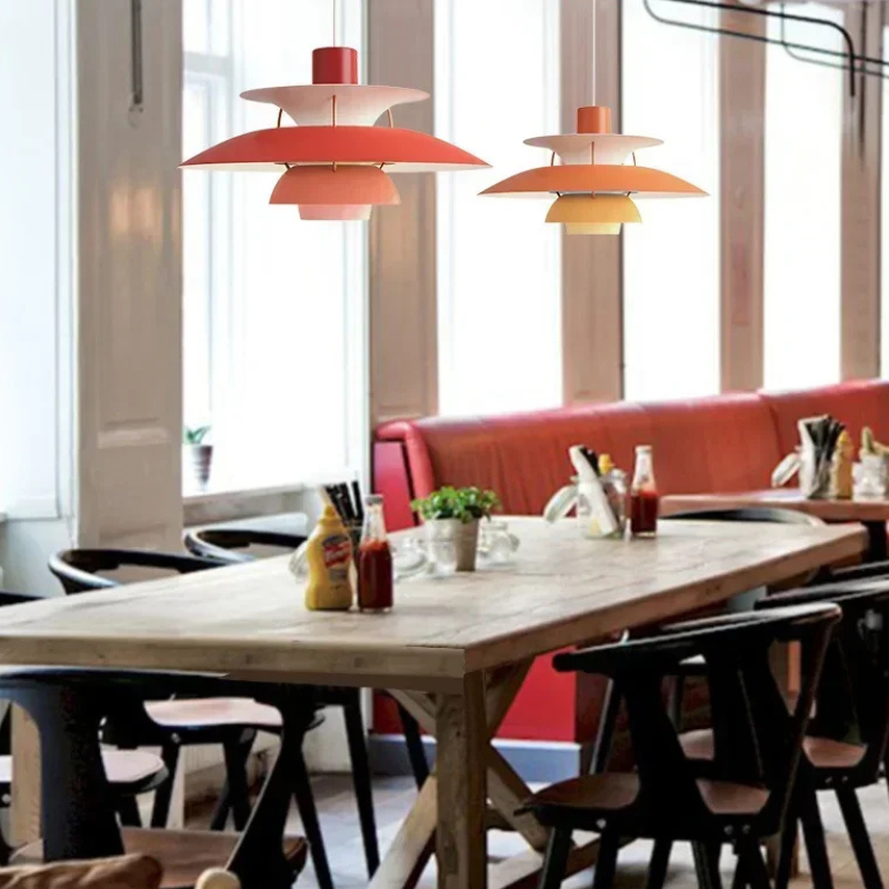 Deens Design LED Pendant Lamp – Plafondlamp met Parapluscherm