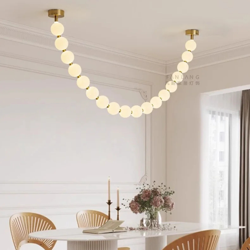 Moderne Ketting Plafondlamp met LED Verlichting