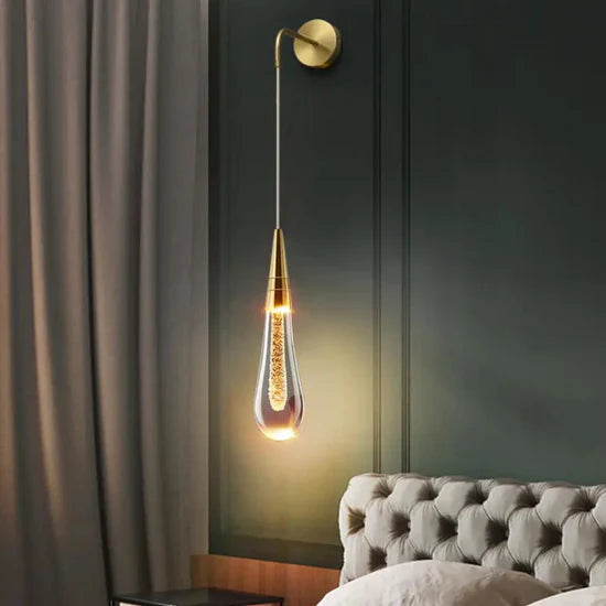 CrystalGlow Luxe Warme Sfeerver Wandlamp