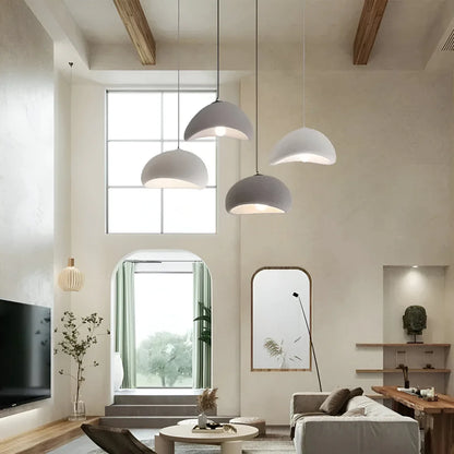 Scandinavische Wabi Sabi Glasvezel Hanglamp