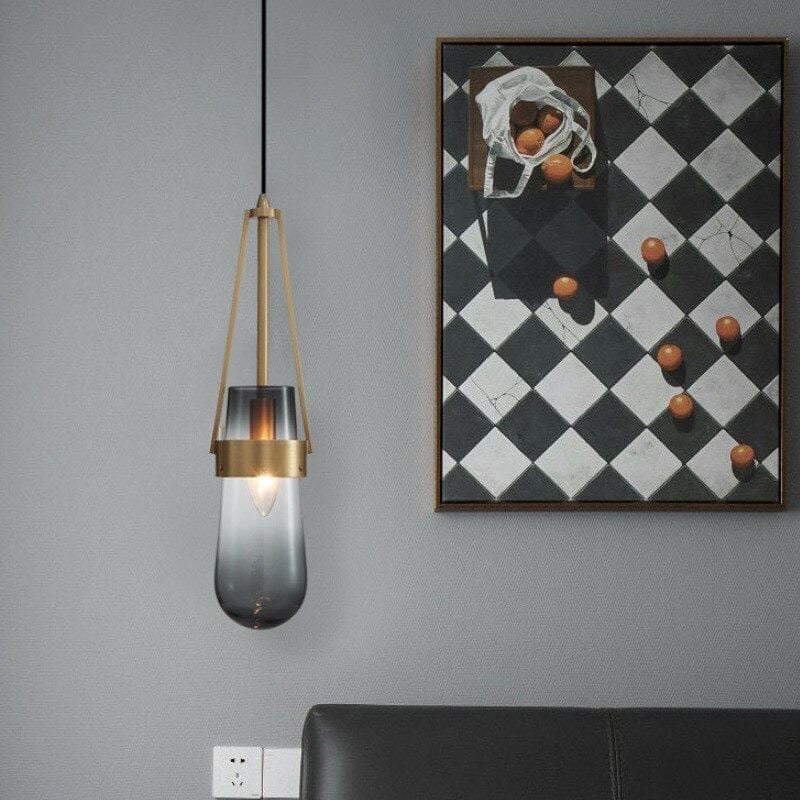Glazen Druppel Hanglamp voor Plafond