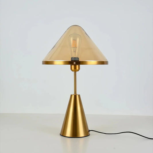 Moderne Jasje Gouden Paddenstoel Tafellamp