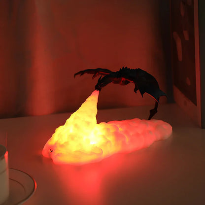 Dracarys Draaklamp–Mystieke 3D Nachtlamp