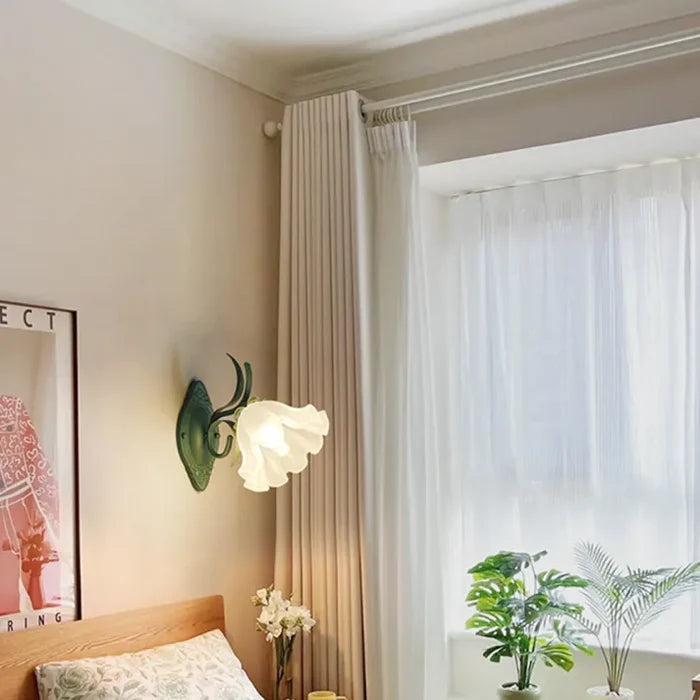 Moderne Lilië Bloem Wandlamp