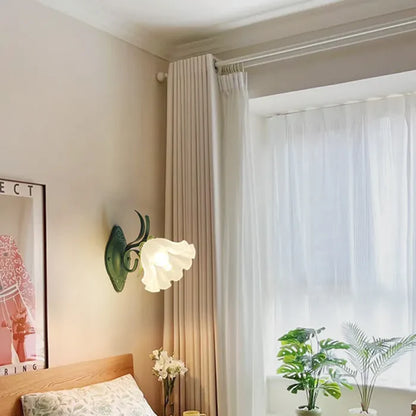 Moderne Lilië Bloem Wandlamp