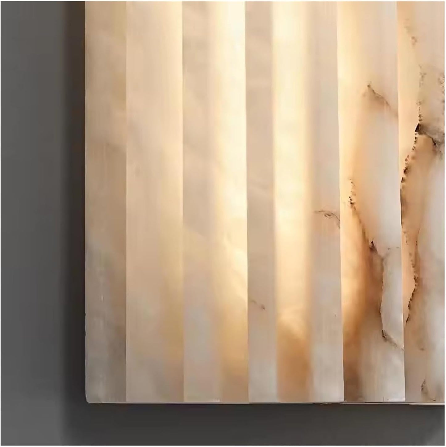 Tijdloze Natuurlijke SteenLichtlijn Wandlamp