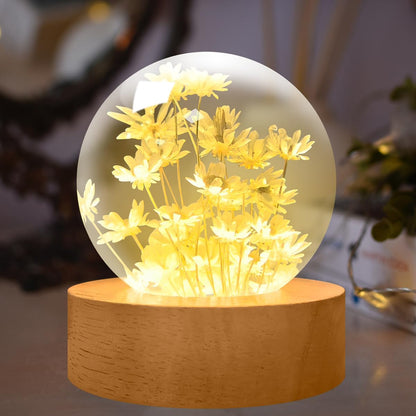 Moderne Kristalbloemen LED Tafellamp
