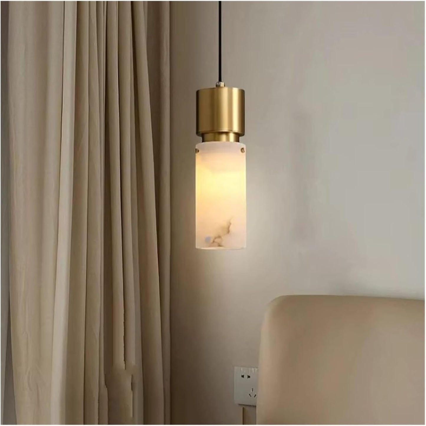 Luxe Koper Hoofd Marmer Design Hanglamp