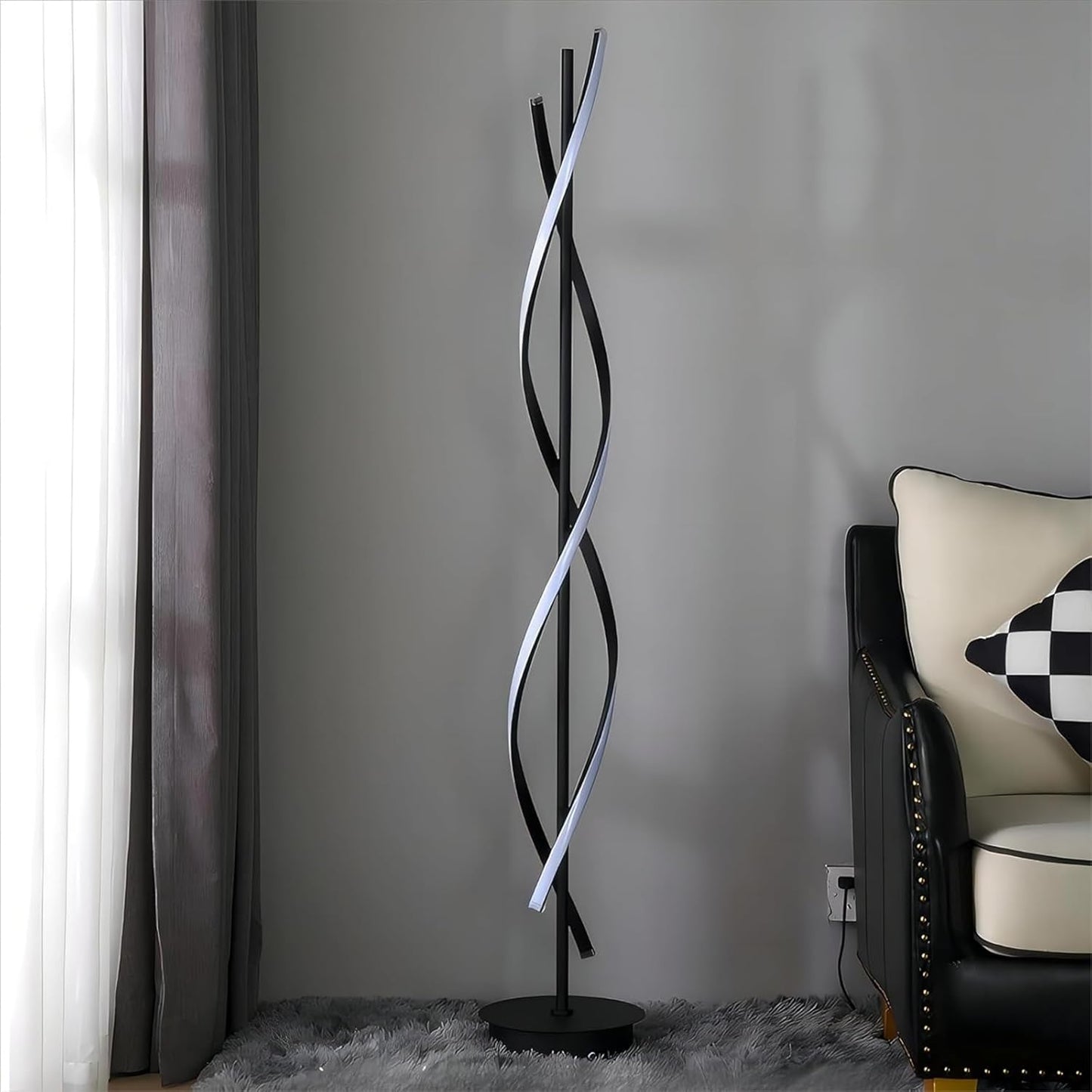 Moderne Spiraalvormige LED Vloerlamp